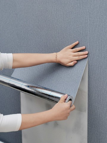 墻紙自粘抗菌防霉3d立體墻貼臥室背景墻全包壁紙廚房客廳翻新貼紙