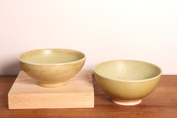 青黃枇杷灰碗