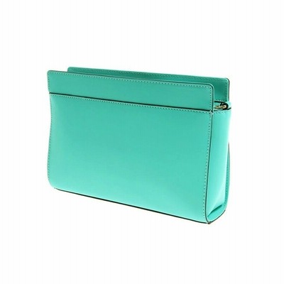 ケイトスペード KATE SPADE リボンショルダーバッグ レザー ミント ...