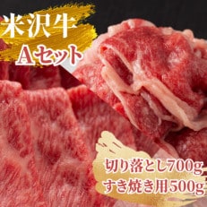  Aセット(切り落とし700g、すき焼き用500g)