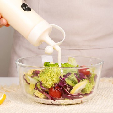 進口沙拉醬擠壓瓶家用易擠壓茄醬擠醬瓶擠壺廚房油壺調料醬瓶