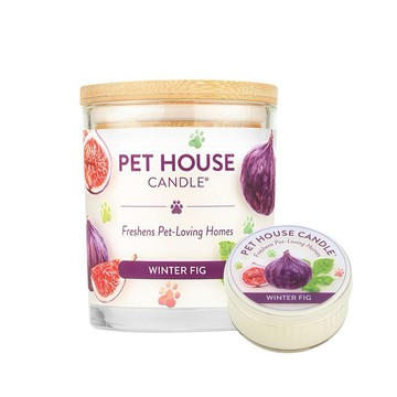 【美國PET HOUSE】室內除臭寵物香氛蠟燭-冬季無花果