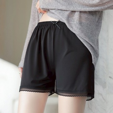 白鳥麗子 [現貨快出] 安全褲 氣質蕾絲透膚鬆緊內搭褲