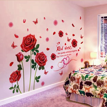 優購生活~女孩公主房墻貼紙墻上貼畫房間布置臥室床頭墻面裝飾壁紙墻紙自粘墻紙 玻璃貼 壁紙 壁貼 玻璃靜電貼 窗戶貼防窺貼