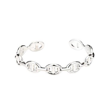 HERMES愛馬仕 Chaine d'ancre Enchainee銀手環(Ag925)(尺寸ST)