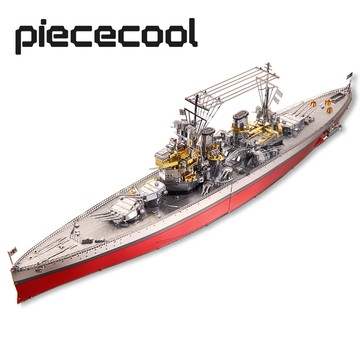 Piececool 拼酷 3D金屬模型 英國皇家海軍威爾士親王號 組裝模型戰艦 DIY 積木兒童玩具禮物