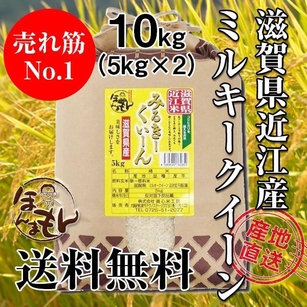 お米 10kg 5kg×2 滋賀県ミルキークイーン 新米 令和4年産 送料無料 売れ筋NO.1