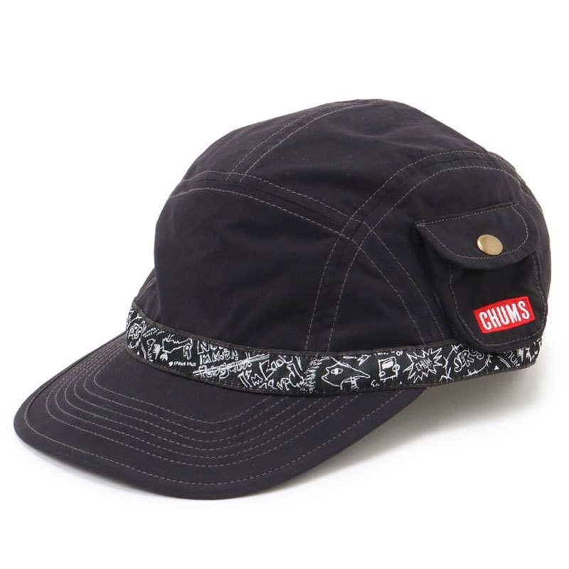 チャムス 帽子 フェスキャップ CH05-1284 Black CHUMS Fes Cap | LINE ...