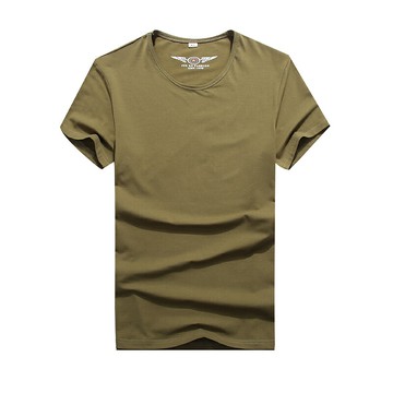 二戰純色硬漢男獵裝t恤 純棉作訓服短袖圓領軍迷軍訓t恤上衣