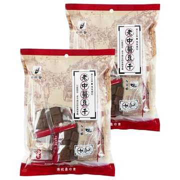 老中醫 中丁豆干  古早風味 傳統最珍貴  250g  2袋
