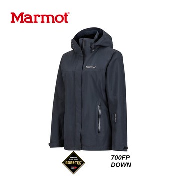 【速捷戶外】美國 Marmot 土撥鼠 35570  女Goretex 兩件式(內層羽絨外套)防水透氣外套(黑),登山雨衣,防水外套