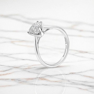 【光耀承諾】14K黃金培育鑽石戒指 | 1克拉  純粹光芒 黃金之語