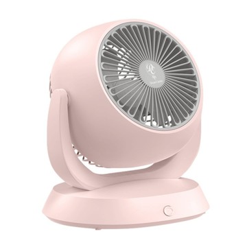 享夢城堡 USB空氣循環扇 8吋  粉色  四檔風速調節  桌面型風扇  DC-FF2648P