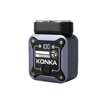 【ibits】KONKA康佳 數顯雙頭電動刮鬍刀 機甲迷你 全身水洗 TypeC FK875