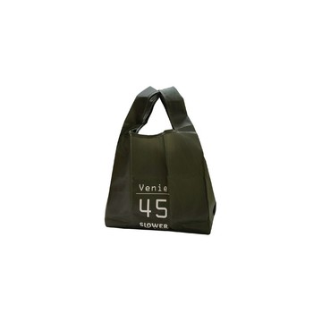 SLOWER SHOPPER BAG Venie 軍風可收納購物袋 - L / 橄欖綠