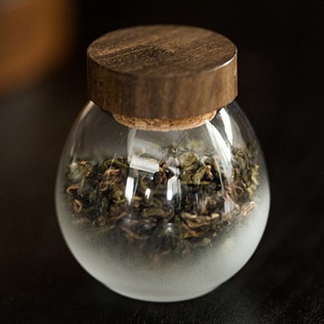 磨砂玻璃茶葉罐小號密封罐空罐茶具茶罐茶倉茶葉包裝儲物罐收納盒