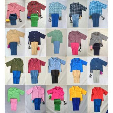 80年代懷舊老衣服少兒演出服70年代服裝節目90年代懷舊服裝兒童