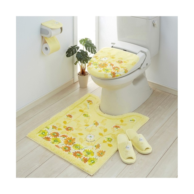 価格交渉OK送料無料 花柄 トイレマット 60×55cm 洗える 抗菌防臭加工 オカ ボタニカルガーデン 〔お手洗い〕 qdtek.vn