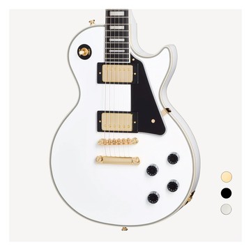 Epiphone Les Paul Custom 電吉他 雙雙 無搖座 雪峰白 黑檀木指板