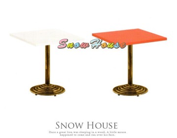 ╭☆雪之屋居家生活館☆╯R814-17/19/21/23 WS-6ST考金銅圓盤方桌/置物桌/餐桌/四色可選