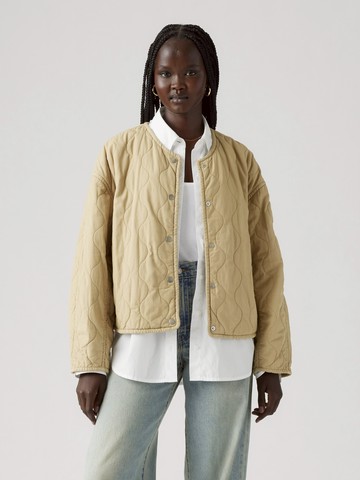 Levi’s® 女款 鋪棉無領 夾克 / 外套 熱賣單品