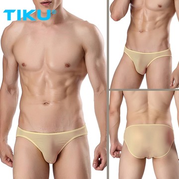 TIKU 梯酷 ~ 凸立囊袋 超彈貼身 三角內褲 膚色 NP1691