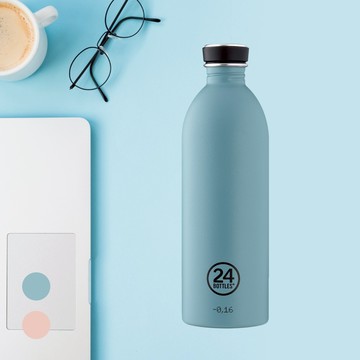 義大利 24Bottles 輕量冷水瓶 1000ml / 共2色 - 乾燥玫瑰