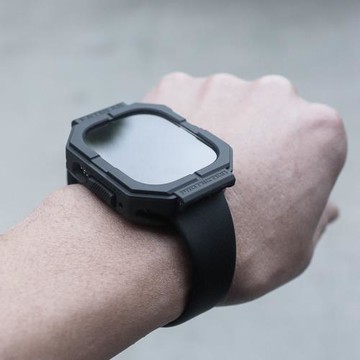 肥熊適用蘋果Apple Watch S10 42mm 46mm  Ultra 1/2代 奧創智能手表保護套戰術防摔套外殼49mm保護殼