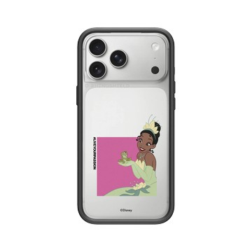 iPhone 17 Pro Max Mod NX -邊框背蓋組合 (相機按鈕) 黑 - 迪士尼-公主系列 Disney Princess - 公主專屬系列-公主與青蛙 蒂安娜