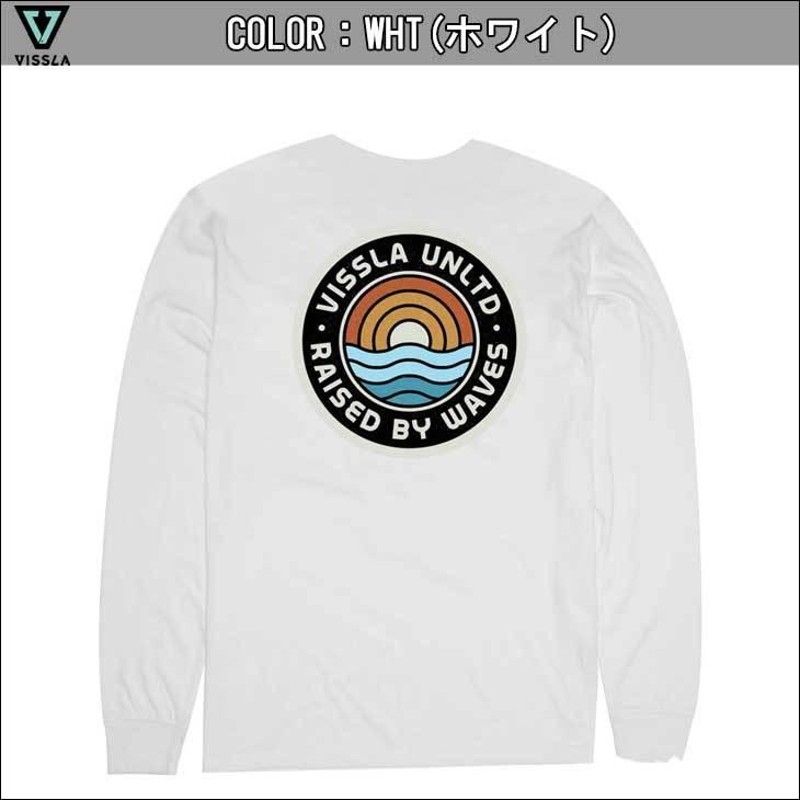 21 22 HOLIDAY VISSLA ヴィスラ ロンT MARKZ PKT TEE 長袖 サイド 