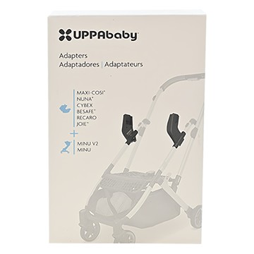 UPPAbaby MINU 他牌汽座轉接器 輕鬆帶寶貝出門 快速連結不用工具  1個  黑色
