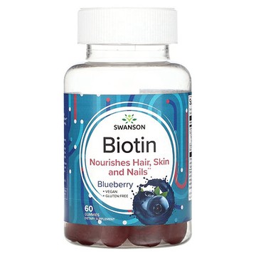 Swanson, 生物維生素，藍莓味，60 粒軟糖