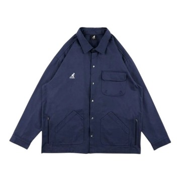 KANGOL 外套 深藍 工裝 襯衫外套 中性 6355147280