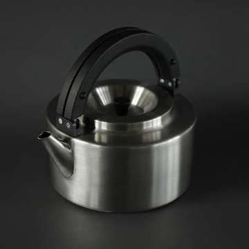 不鏽鋼扁平快煮壺 煮水壺 茶壺 (2.25L 附濾網)