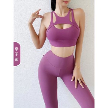 性感鏤空運動內衣女防下垂跑步防震聚攏美背bra瑜伽背心健身文胸