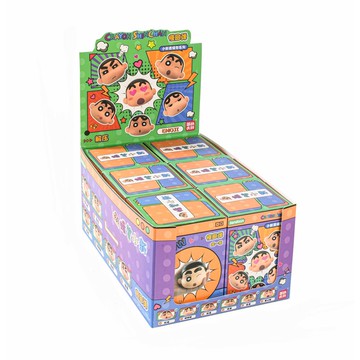 樂彩森林 盒玩公仔-蠟筆小新捏捏樂-表情包系列(款式隨機出貨)