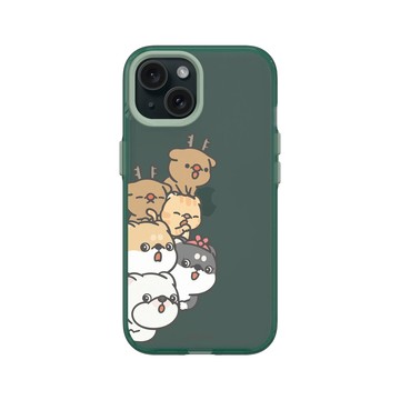 iPhone 15 Clear 憂墨綠 - 嗨小強 Hi John - 柴柴馬戲團