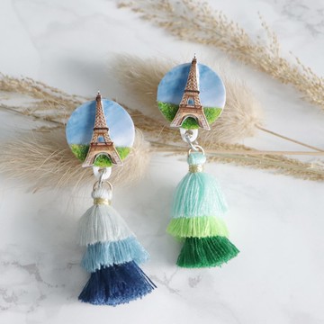 艾菲爾鐵塔耳環