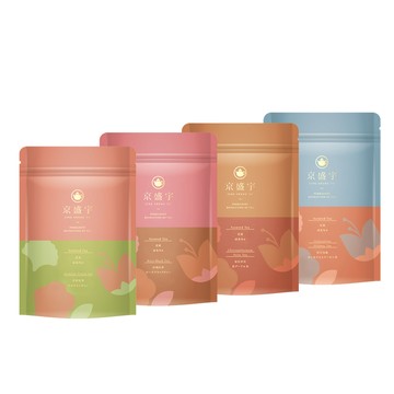 京盛宇 花茶系列-10入茶包x3袋(茉莉花茶/桂香烏龍/玫瑰紅茶/菊花普洱)