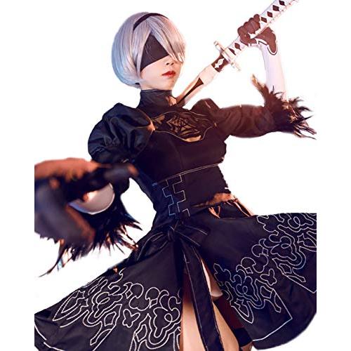 milky timeウィッグ付き NieR:Automata ニーアオートマタ 2B ヨルハ二