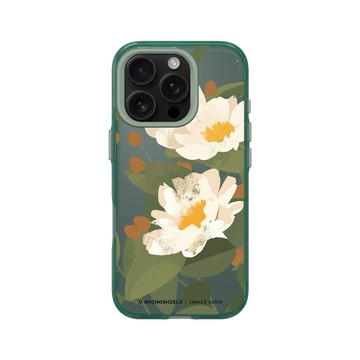 iPhone 16 Pro Clear 憂墨綠 - Janice Sung - Flora 花