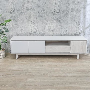 Boden-克萊妮6尺三門單抽電視櫃/長櫃/視聽櫃