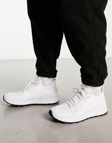 Polo Ralph Lauren trackster 200 II mesh trainer in white with logo