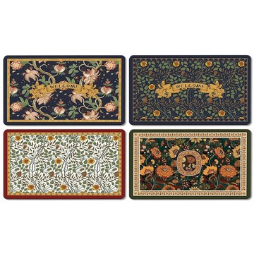 其他衛浴用品 40x60cm 復古花卉硅藻土地墊