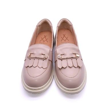 Xio Xio Fei MIT超輕量樂福鞋-奶茶小姐-足弓墊-厚底鞋-上班鞋