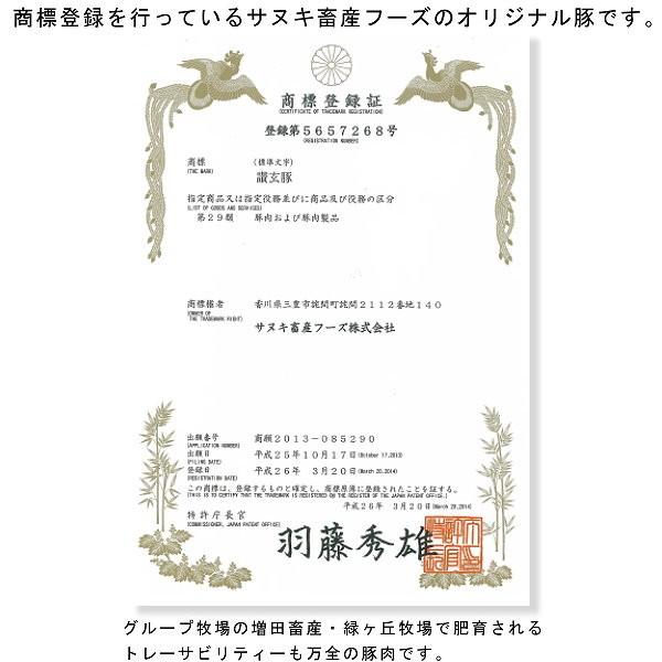 国産豚肉 ばら バラスライス しゃぶしゃぶ 鍋物 お好み焼き用などに500ｇ おいしい香川県産の豚肉 「讃玄豚」