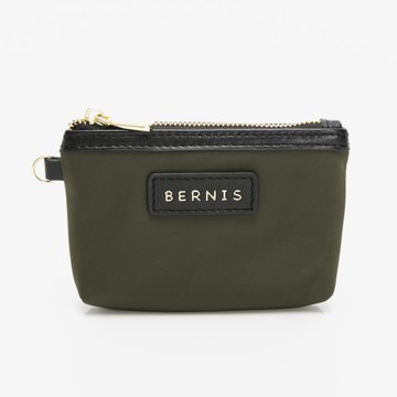 BERNIS 尼龍系列 輕巧零錢包 綠色 多色可選 22104