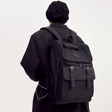 免運+開發票 潮牌雙肩包男時尚潮流初中生書包女大學生高中休閑大容量旅行背包