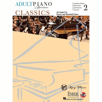 【凱翊︱HL】芬貝爾鋼琴教程 給大人的古典鋼琴曲集 2 Adult Piano Adventures Classics