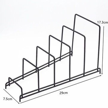 臺灣嚴選鐵藝簡易多格掛盤支架普洱茶餅架廚房盤子工藝品託架多層茶餅支架